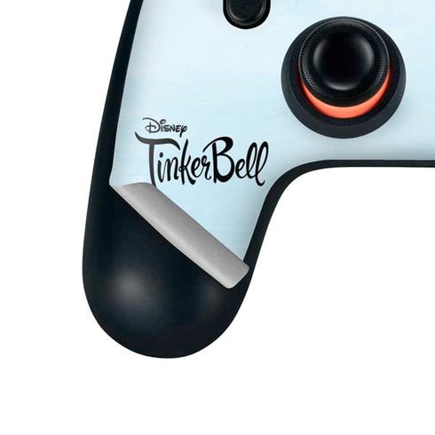 Disney Tinker Bell Sketch Art Google Stadia Controller Skin